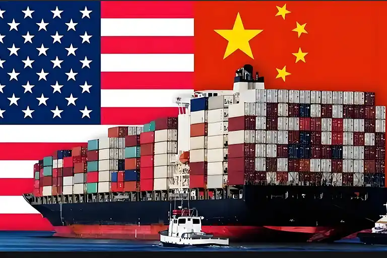 US-China trade war depicted by boxing gloves and cur![Inspectors checking inventory in organized warehouse with stacked pallets](http://packzino.com/wp-content/uploads/2025/03/bonded-warehouses.webp)rency symbols