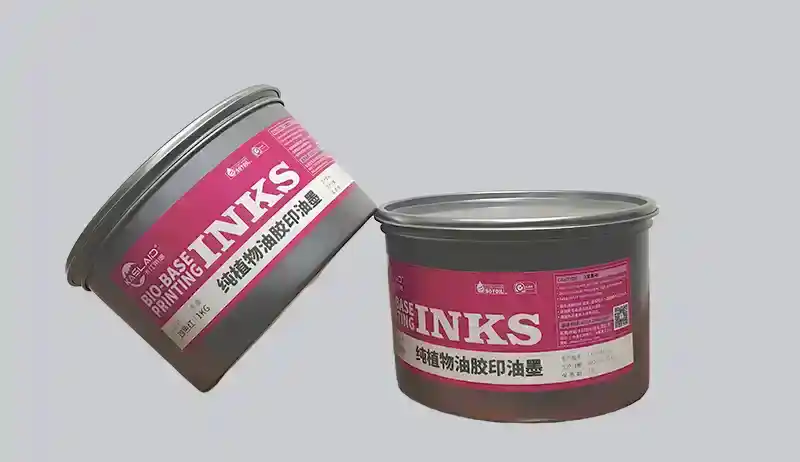 Bio-based offset printing inks in metal cans for eco-friendly packaging