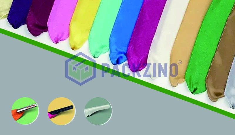 Smooth satin ribbon handles in a variety of vibrant colors