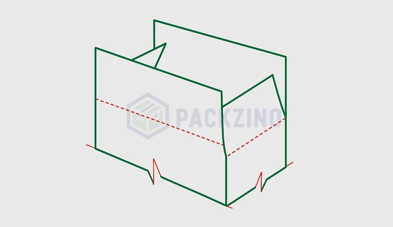 Seal end folding carton with tuck flaps for sealed packaging.