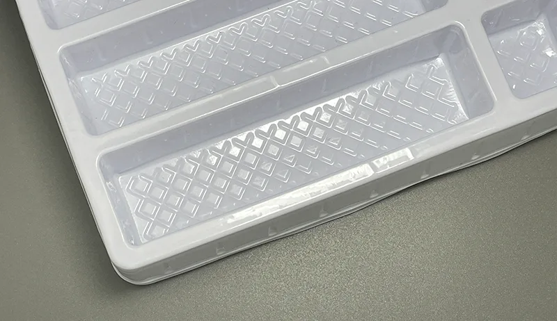PS insert tray for electronic accessories or display trays