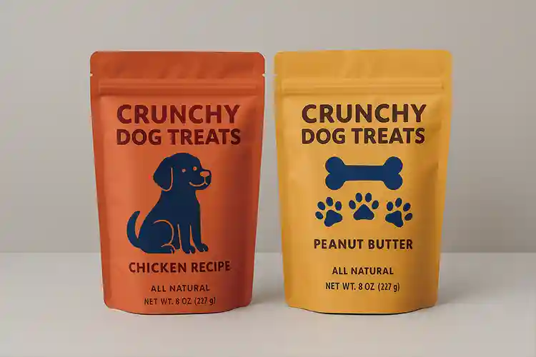 Eco-friendly custom pet packaging box with cat illustration