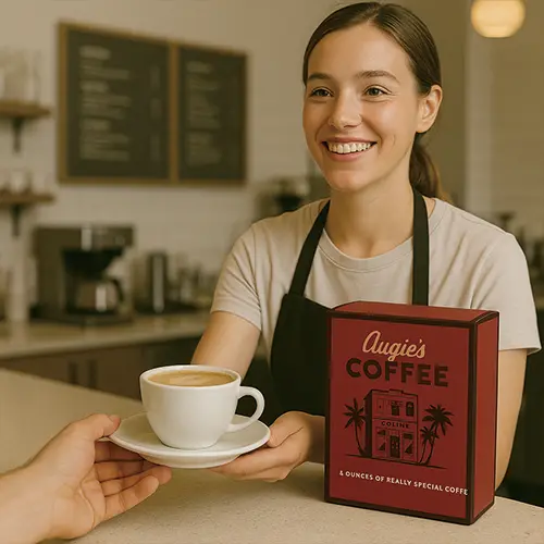 custom food packaging boxes for coffee brands, airtight coffee box