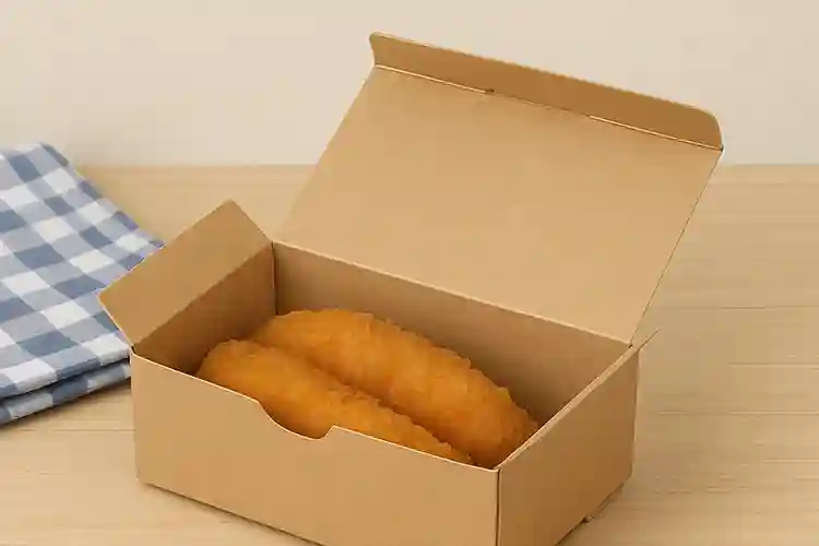 custom biodegradable food packaging boxes for takeout, kraft food box