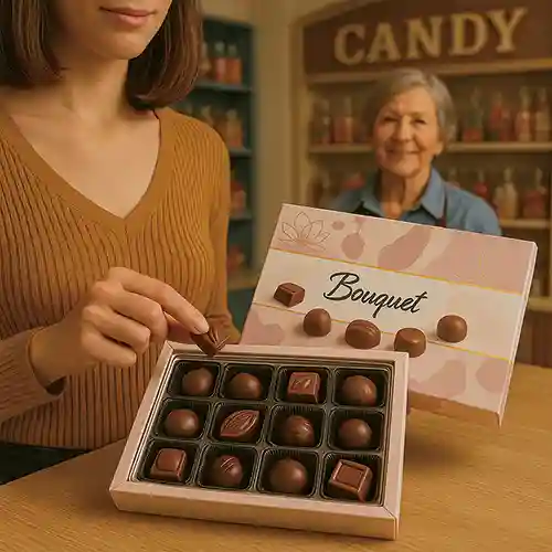 luxury candy packaging boxes for gifts, custom chocolate packaging