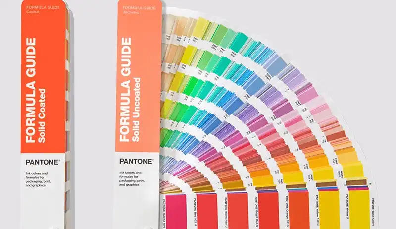 Pantone Formula Guide for coated and uncoated color matching