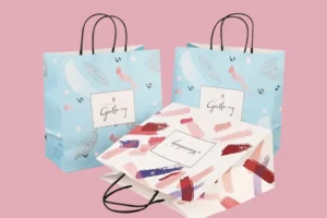 Custom paper bags — design, printing, and cost examples by Packzino